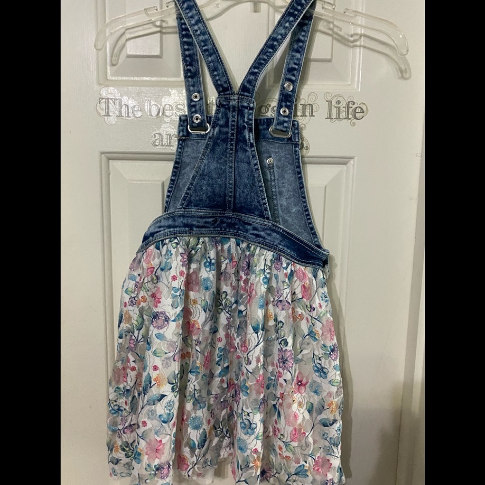 Jordache Girls Overalls w/skirt.  Medium